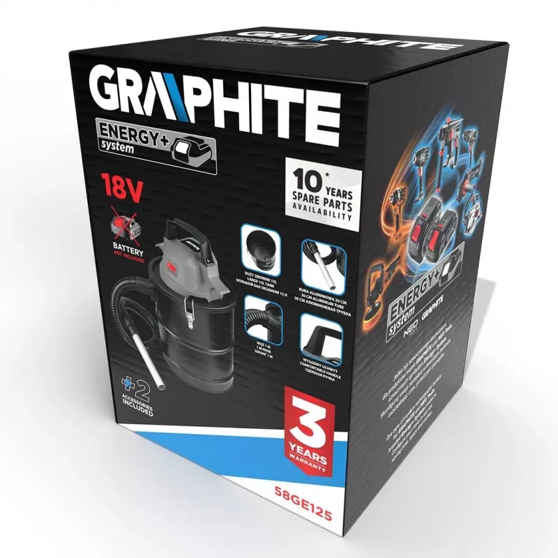 Graphite 58GE125 απορροφητήρας στάχτης