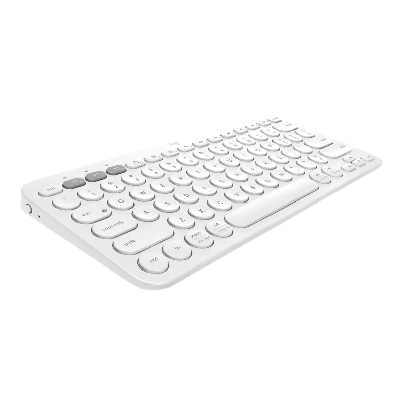 Logitech Multi-Device K380 - Πληκτρολόγιο - Ασύρματο - Bluetooth 3.0 - Γερμανικό - Off-White