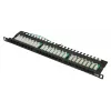 Patch Panel Extralink CAT6 UTP 0.5U 24 Θύρες