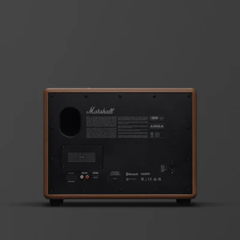 Ασύρματο ηχείο MARSHALL Woburn III Brown — Multiroom, Bluetooth, Wi‑Fi, αναλογικές είσοδοι