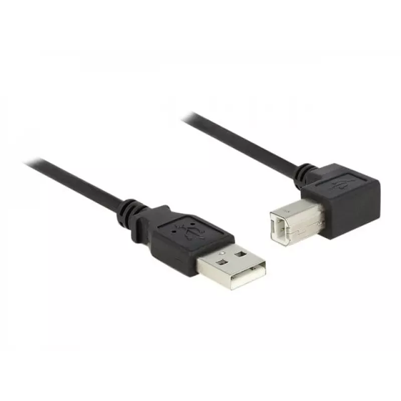 Καλώδιο USB DeLOCK 0,5m USB 2.0-A USB 2.0-B μαύρο