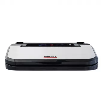 Gastroback Design Basic Συσκευή κενού 800 mbar Μαύρο Ανοξείδωτο χάλυβα