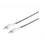 Καλώδιο ήχου Microconnect AUDC05G 5 m RCA μαύρο