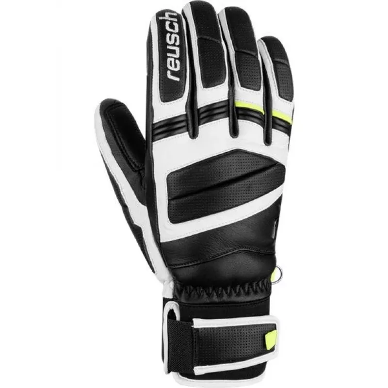 REUSCH MASTER PRO ΓΑΝΤΙΑ ΜΕΓΕΘΟΣ 9 μαύρο, λευκό και κίτρινο