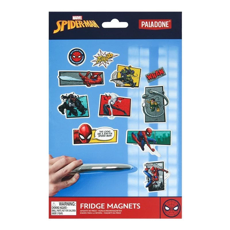 Μαγνήτες ψυγείου Paladone Spider-Man σχέδιο, σετ 6 τεμ.