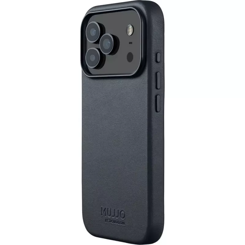 Mujjo Full Leather Case MagSafe Θήκη για iPhone 17 Pro Γκρι