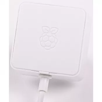 Επίσημο λευκό τροφοδοτικό Raspberry Pi 5,1 A/3 A, λευκό, Bulk