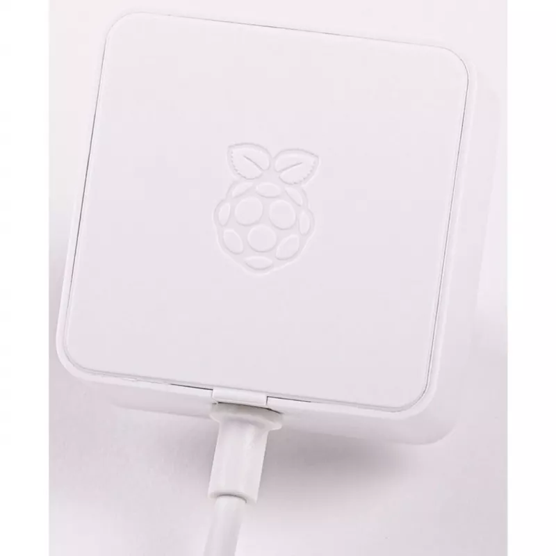 Επίσημο λευκό τροφοδοτικό Raspberry Pi 5,1 A/3 A, λευκό, Bulk