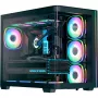 Κουτί υπολογιστή πύργου AEROCOOL P500C EVO-G-BK-v1 με 2 πλαϊνά από σκληρό γυαλί, μαύρο