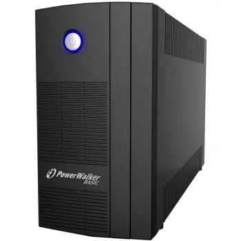 PowerWalker Basic VI 1000 SB Line-Interactive 1000VA 3AC-Outputs Tower μαύρο αδιάλειπτη παροχή ισχύος (UPS) (10121068)