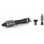 Βούρτσα θερμού αέρα Rowenta Express Style CF6320F0 Warm μαύρο ασημί για όλα τα μήκη μαλλιών