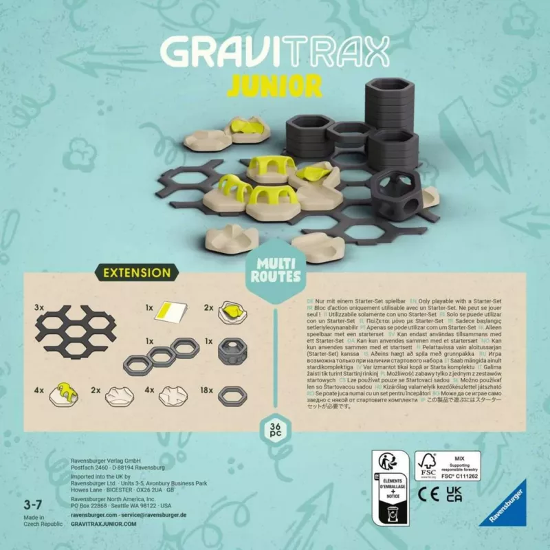 GraviTrax Junior Επέκταση Mehrere Strecken, Σιδηρόδρομος