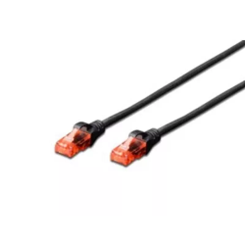 Digitus DK-1617-030/BL καλώδιο συνδεσμολογίας CAT 6 U/UTP, LSZH, AWG 26/7, 3 m, μαύρο