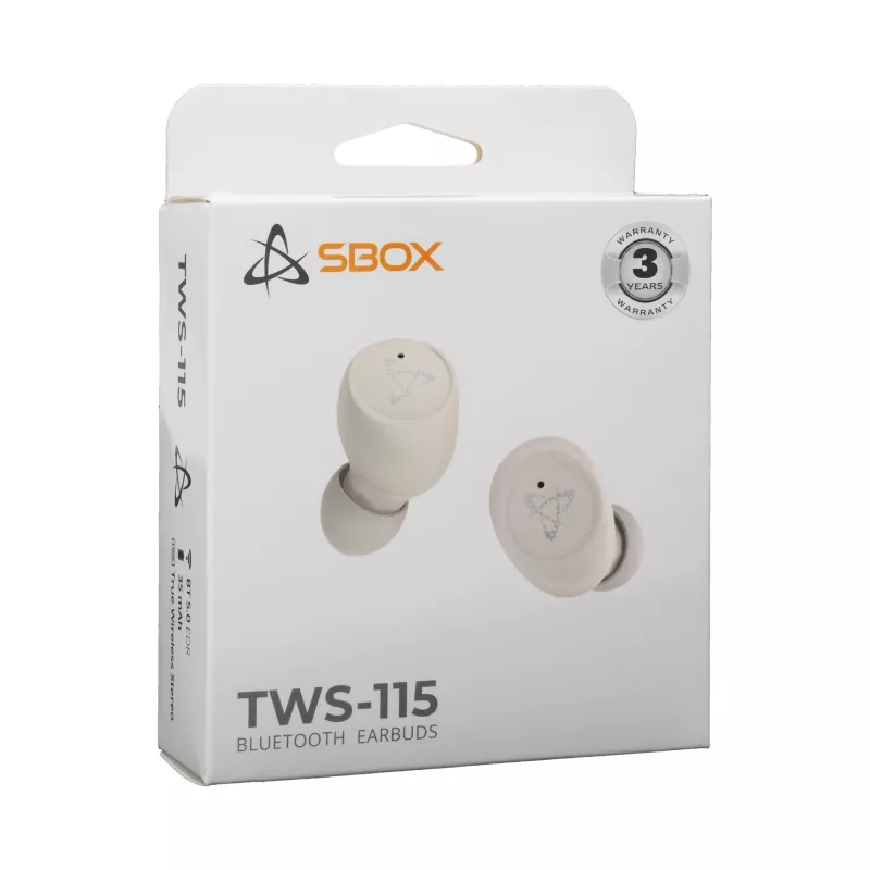 Ακουστικά SBOX EB-TWS115 μπεζ