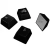 GLORIOUS GPBT Backlit Keycaps — διάταξη ANSI, υλικό PBT, μαύρο