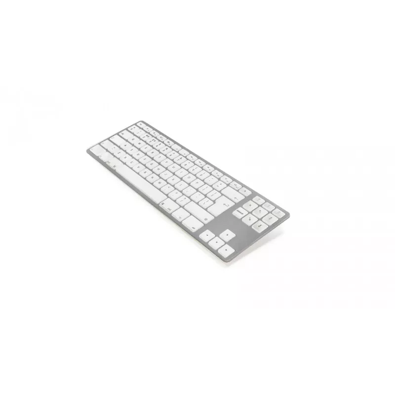 Πληκτρολόγιο Matias FK408BTS-UK Bluetooth Tenkeyless Αλουμίνιο Ασημί — UK-Layout