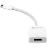 Προσαρμογέας USB, βύσμα USB-C > υποδοχή DisplayPort (Λευκό, 11 cm)