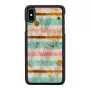 Προστατευτική θήκη για smartphone iKins για iPhone XS Max — Pop Mint μαύρη, σκληρή θήκη με ανυψωμένα άκρα