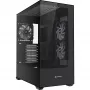 Sharkoon SK6 ARGB Tower ATX μαύρο – κουτί Mid-Tower-ATX με φωτισμό ARGB και πλαϊνό παράθυρο από σκληρυμένο γυαλί