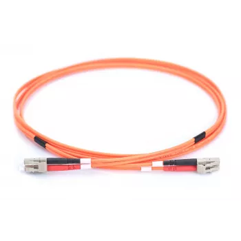 DIGITUS Καλώδιο patch οπτικών ινών LC/LC 50/125µm 3m Multimode Duplex Χωρίς αλογόνα έως 1Gbit με πρωτόκολλο μέτρησης πορτοκαλί OM2 (DK-2533-03)