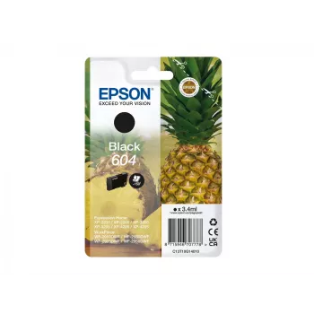 Epson 604 μελανοδοχείο 1 τεμ. γνήσιο τυπικής διάρκειας μαύρο