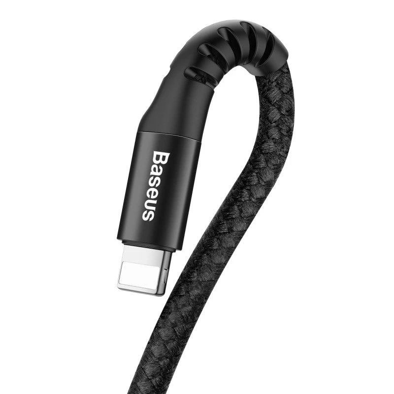 Baseus Σπιράλ καλώδιο Lightning 1m 2A (μαύρο)