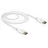 Καλώδιο DisplayPort DeLOCK 85509 1,5 m λευκό
