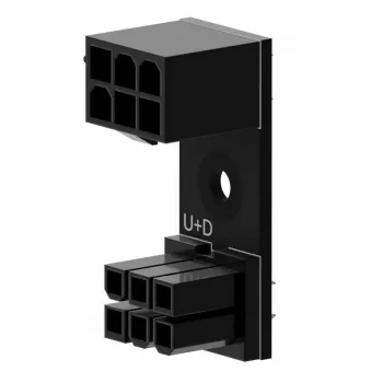 Αντάπτορας 6‑Pin PCIe 180° U+D by Singularity για καλώδια τροφοδοσίας GPU/PCIe (SC-A-PCIE6-UD)