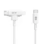 HYPER HyperJuice Καλώδιο USB USB 2.0 1,5 m USB-C USB-C/Lightning Λευκό