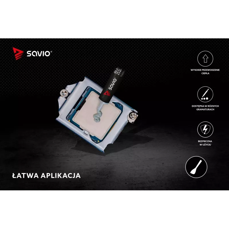 Θερμοαγώγιμη πάστα SAVIO TG-02 8,5 W/mK 2 g