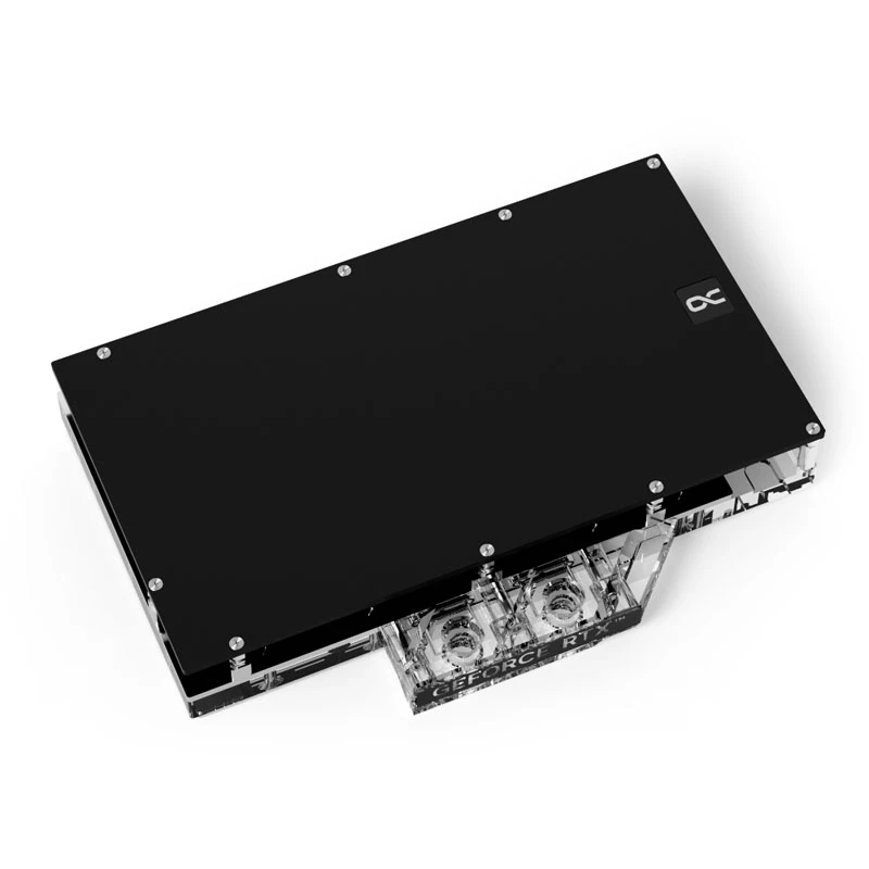 Backplate Alphacool 13463 ακρυλικό αλουμίνιο μαύρο 145,2 mm
