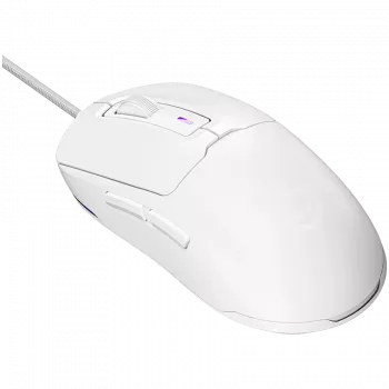 LORGAR MSA10, Ultralight Wired Gaming Mouse Advanced, λευκό