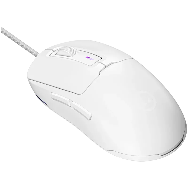 LORGAR MSA10, Ultralight Wired Gaming Mouse Advanced, λευκό