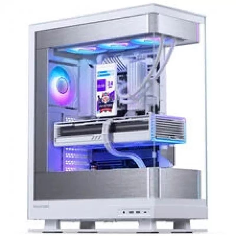 Υδρόψυξη AiO Phanteks Glacier One 360M25 LCD, οθόνη 6 inch - 360 mm, λευκό