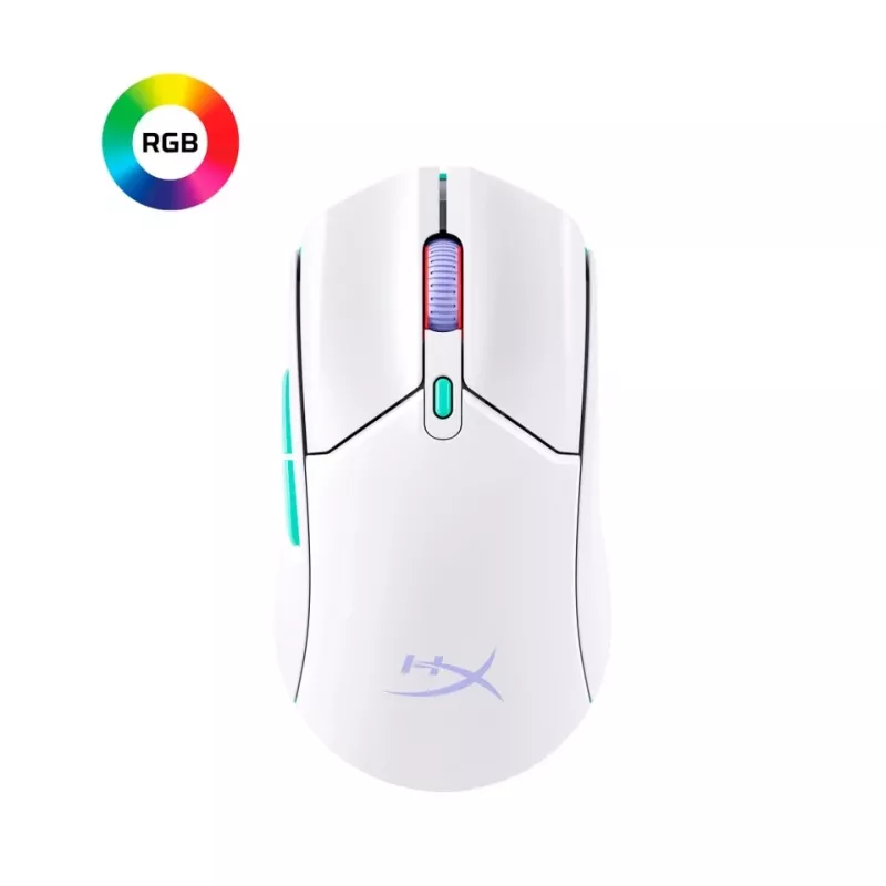 HyperX Pulsefire Haste 2 Core Wls - Gaming ποντίκι (Wht/Grn/Pur)