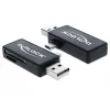 Αναγνώστης καρτών DeLOCK 91731 USB 2.0 μαύρο