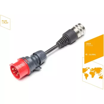 Προσαρμογέας ασφαλείας Juice Technology JUICE CONNECTOR, CEE16 / 400V, 3-φασικός (κόκκινο, για JUICE BOOSTER 2)