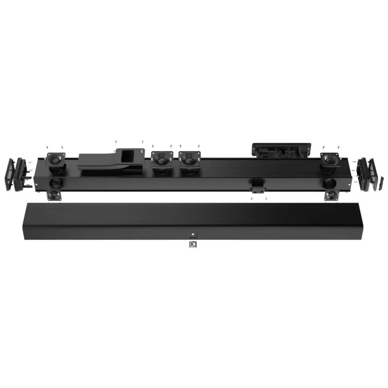 AUDAC IMEO2 επαγγελματική soundbar 3 δρόμων, 3.1, Bluetooth, HDMI, subwoofer 30 W, μαύρη