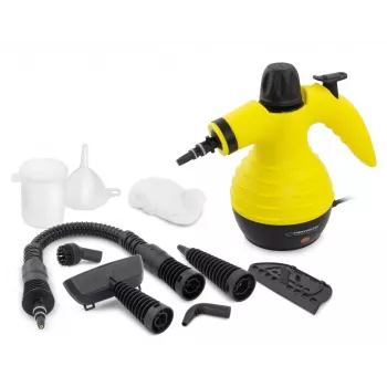 Φορητός Ατμοκαθαριστής ESPERANZA EHS001 — 0,35 L, 900 W, 3 bar, 115 °C, 40 g/min, με ακροφύσια δαπέδου/ταπετσαρίας/βούρτσας
