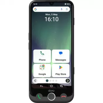 Smartphone Doro Aurora A30 6,1 inch 128 GB μαύρο