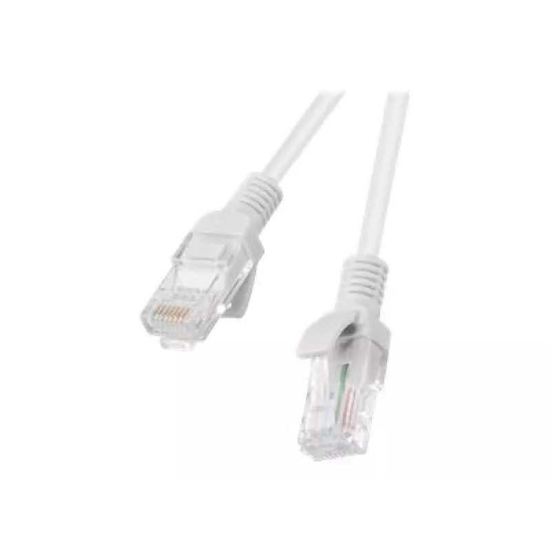 LANBERG Cat6 U/UTP RJ-45 Καλώδιο δικτύου PCU6-10CC-0100-S, 1 m, γκρι