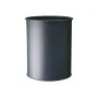 Κάδος απορριμμάτων Durable 330158 15 L Στρογγυλός Μεταλλικός Ανθρακί