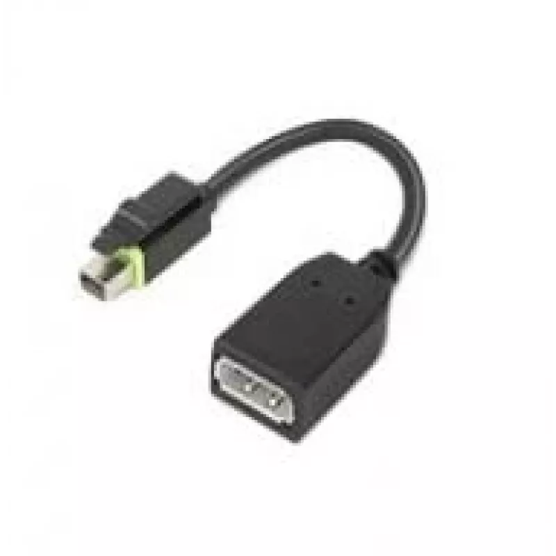 Lenovo 4X90Q93975 Προσαρμογέας καλωδίου βίντεο Mini DisplayPort DisplayPort Μαύρο