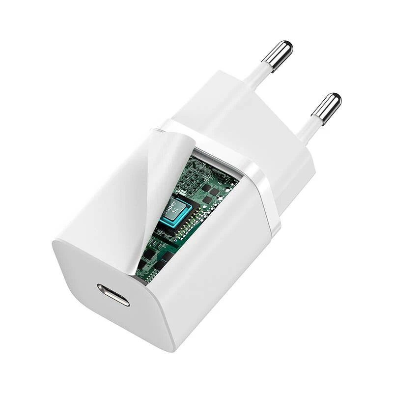 Baseus CCSUP-J02 φορητή συσκευή φορτιστής universal λευκό AC ταχεία φόρτιση