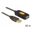 Καλώδιο USB DeLOCK 30m USB2.0 USB A μαύρο