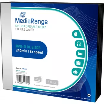 DVD+R DL MediaRange MR465 8,5 GB 5 τεμ.