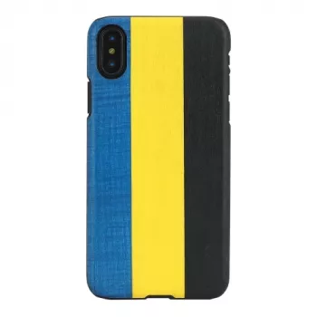 Θήκη smartphone man and wood για iPhone X/XS – dandy μπλε μαύρη, προστατευτικό σκληρό κέλυφος
