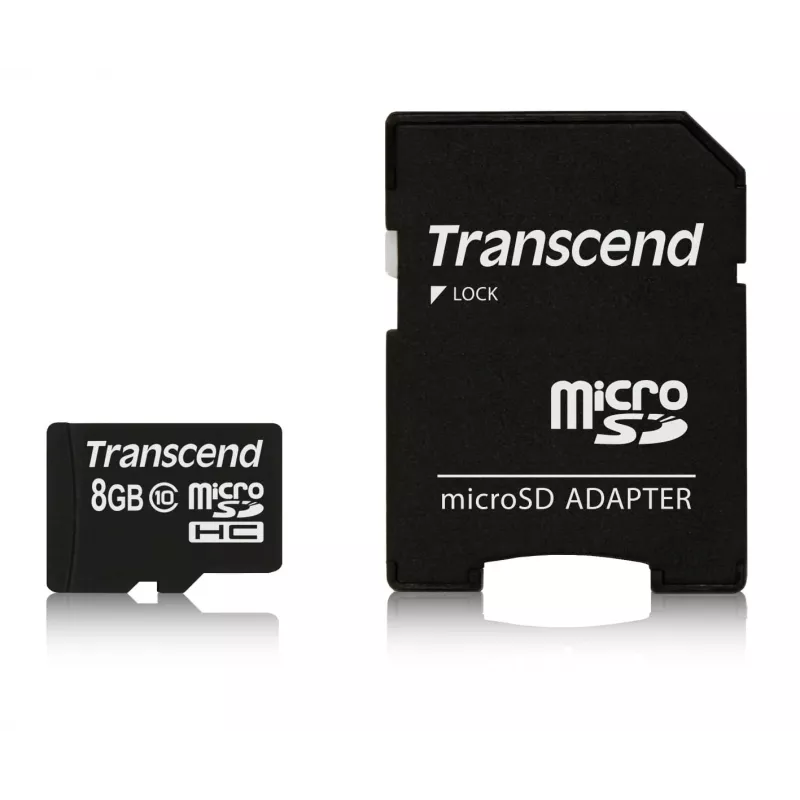Transcend Premium - Κάρτα μνήμης Flash (περιλαμβάνεται προσαρμογέας microSDHC/SD)