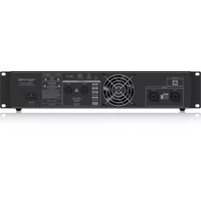 Behringer NX1000D Ενισχυτής ήχου Performance/Σκηνή Μαύρο
