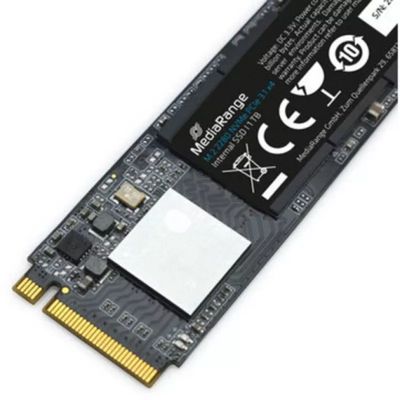 SSD δίσκος MediaRange 1 TB M.2 PCI Express 3.1 NVMe MR1033